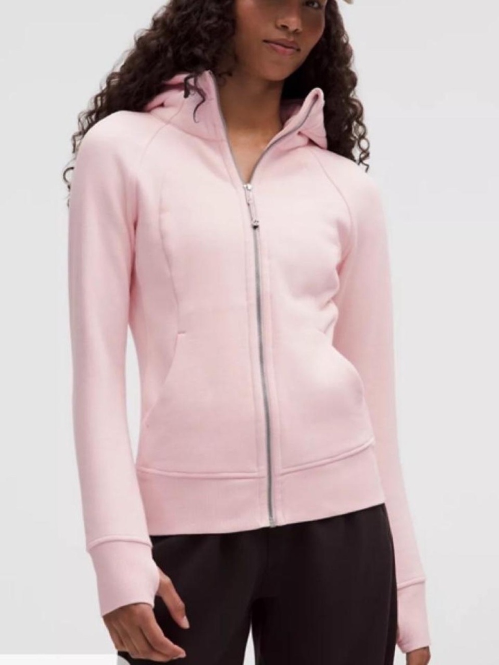 lululemon athletica Scuba Full-Zip Hoodie Jacket Flush Pink NWOT Sz 6